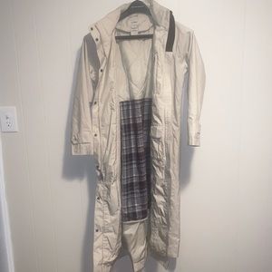 LL Bean wool lined trench